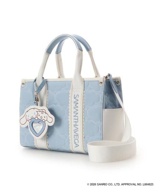 SAMANTHAVEGA（サマンサベガ）の「「シナモロール」コレクションハンドバッグ（ハンドバッグ・レディース・ライトブルー・FREE）」の2枚目の写真