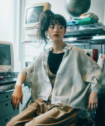 niko and... | [MODE NORM CORE] シアー先染めコクーンシャツ(シャツ/ブラウス)