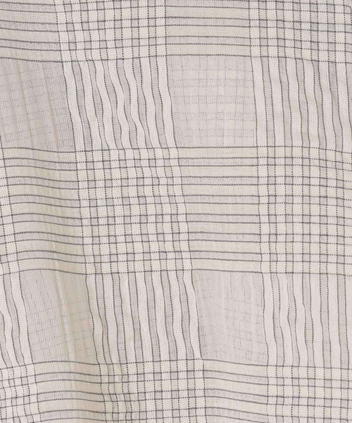 niko and...（ニコアンド）の「[MODE NORM CORE] シアー先染めコクーンシャツ（シャツ/ブラウス・レディース・ブルー/オフホワイト/ブラック・FREE）」の13枚目の写真