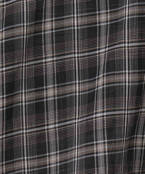 niko and...（ニコアンド）の「[MODE NORM CORE] シアー先染めコクーンシャツ（シャツ/ブラウス・レディース・ブルー/オフホワイト/ブラック・FREE）」の14枚目の写真