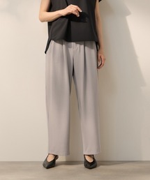 2WAYメランジツイルタックワイドパンツ