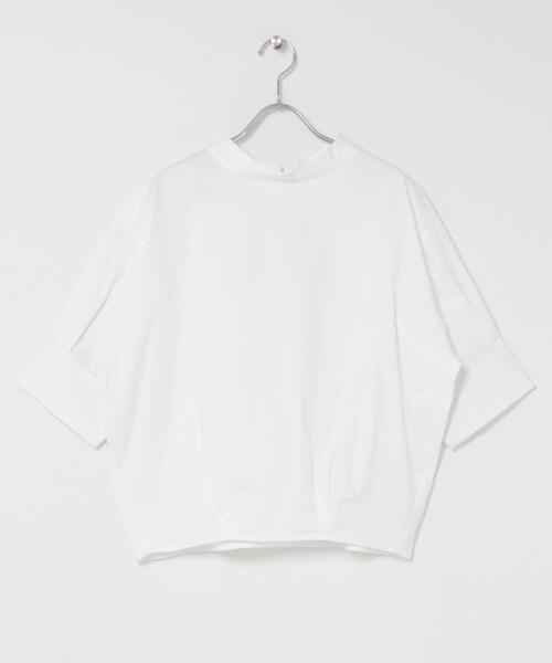 ITEMS URBANRESEARCH（アイテムズ アーバンリサーチ）の「5ブソデハイネックブラウス（シャツ/ブラウス・レディース・チャコールグレー/ホワイト/ミント・FREE）」の10枚目の写真