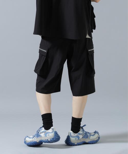 DANKE SCHON(ダンケシェーン)の「【WEB&DEPOT限定】DankeSchon/ダンケシェーン/PTWILL ZIP CARGO SHORTS(カーゴパンツ・メンズ・ブラック・L/M)」の10枚目の写真