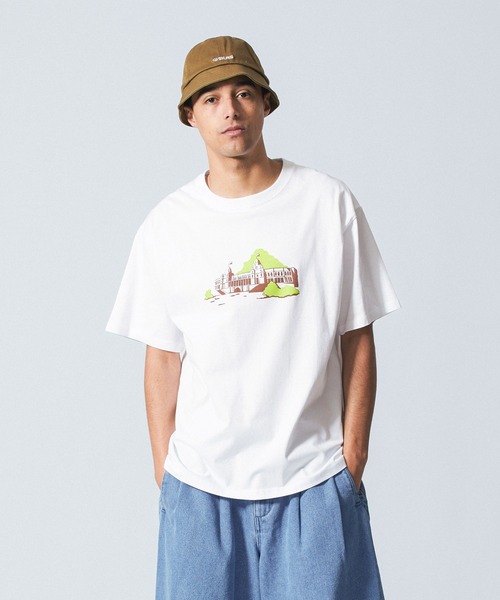 SILAS(サイラス)の「STADIUM S/S TEE(Tシャツ/カットソー・メンズ・アッシュ/ブラック/ホワイト/バーガンディー・M/L/XL)」の1枚目の写真