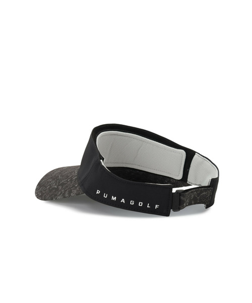 PUMA（プーマ）の「PUMA プーマ ウィメンズ ゴルフ フローラル AOP バイザー W FLORAL AOP VISOR（サンバイザー・レディース・ブラック/ミント・フリー）」の6枚目の写真