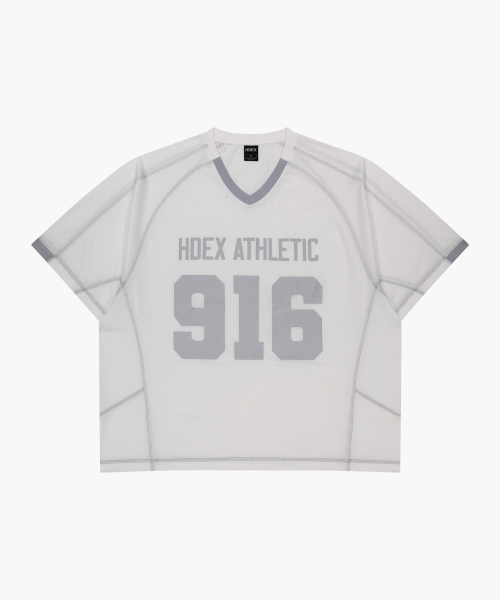 HDEX(エイチデックス)の「916 ジャイアントフィットメッシュショートスリーブ (ホワイト)(Tシャツ/カットソー・メンズ・ホワイト・MEDIUM/LARGE/X-LARGE/2XL)」の2枚目の写真