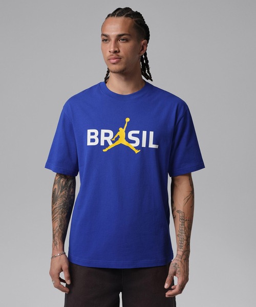 JORDAN BRAND(ジョーダンブランド)の「JORDAN BRAND JORDAN 85 LOGO S/S CREW P6 / ジョーダン ブランド ジョーダン 85 ロゴ ショートスリーブ クルー P6 / NIKE【SP】(Tシャツ/カットソー・メンズ・ブルー・XXL/XL/L/M/S)」の2枚目の写真