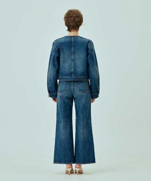 EIMY ISTOIRE（エイミーイストワール）の「ビットデニムパンツ（デニムパンツ・レディース・ブルー/インディゴブルー・24inch/23inch）」の17枚目の写真