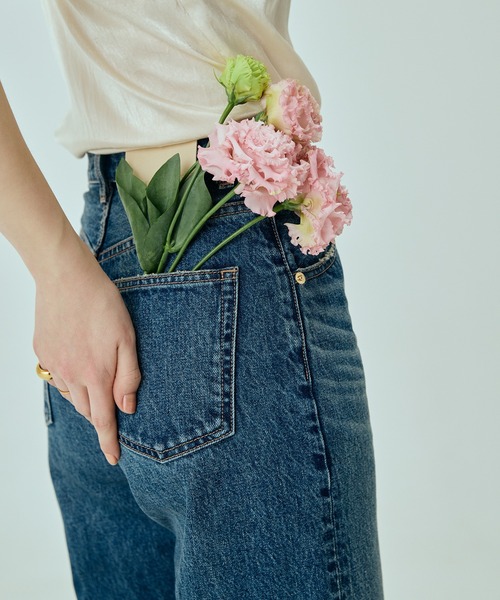 EIMY ISTOIRE（エイミーイストワール）の「ビットデニムパンツ（デニムパンツ・レディース・ブルー/インディゴブルー・24inch/23inch）」の21枚目の写真