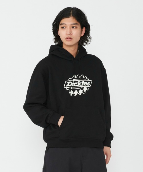 Dickies(ディッキーズ)の「Dickies/ディッキーズ フレンチ テリー アイアンデールフーディー/フード付きパーカー/ロゴパーカー(パーカー・メンズ・ホワイト/ブラック・SMALL/MEDIUM/LARGE/X-LARGE)」の1枚目の写真