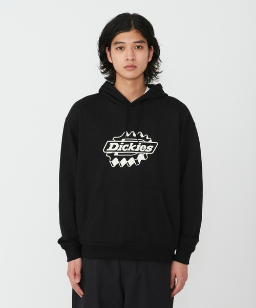 Dickies(ディッキーズ)の「Dickies/ディッキーズ フレンチ テリー アイアンデールフーディー/フード付きパーカー/ロゴパーカー(パーカー・メンズ・ホワイト/ブラック・SMALL/MEDIUM/LARGE/X-LARGE)」の5枚目の写真