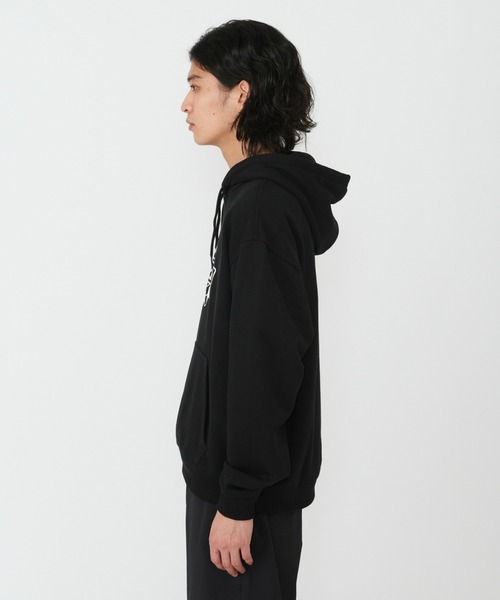 Dickies(ディッキーズ)の「Dickies/ディッキーズ フレンチ テリー アイアンデールフーディー/フード付きパーカー/ロゴパーカー(パーカー・メンズ・ホワイト/ブラック・SMALL/MEDIUM/LARGE/X-LARGE)」の6枚目の写真