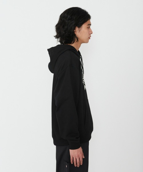 Dickies(ディッキーズ)の「Dickies/ディッキーズ フレンチ テリー アイアンデールフーディー/フード付きパーカー/ロゴパーカー(パーカー・メンズ・ホワイト/ブラック・SMALL/MEDIUM/LARGE/X-LARGE)」の8枚目の写真