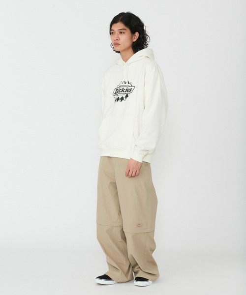 Dickies(ディッキーズ)の「Dickies/ディッキーズ フレンチ テリー アイアンデールフーディー/フード付きパーカー/ロゴパーカー(パーカー・メンズ・ホワイト/ブラック・SMALL/MEDIUM/LARGE/X-LARGE)」の13枚目の写真