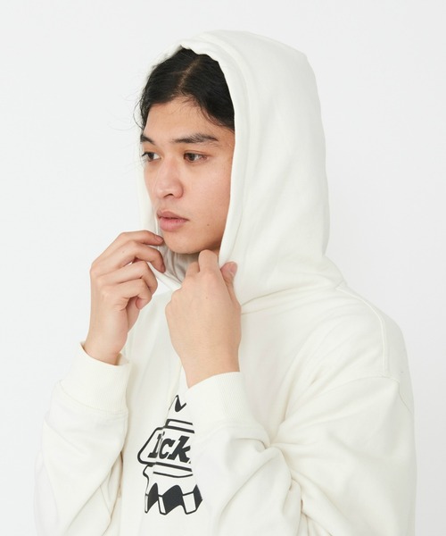 Dickies(ディッキーズ)の「Dickies/ディッキーズ フレンチ テリー アイアンデールフーディー/フード付きパーカー/ロゴパーカー(パーカー・メンズ・ホワイト/ブラック・SMALL/MEDIUM/LARGE/X-LARGE)」の18枚目の写真