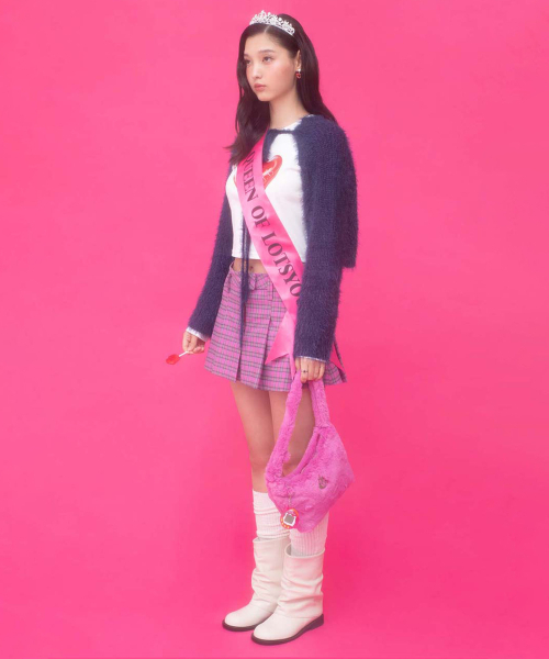 LOTSYOU（ロッツユー）の「lotsyou_Jennie Hobo Bag Pink（トートバッグ・レディース・その他・FREE）」の3枚目の写真