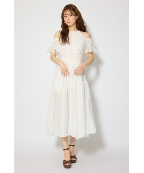 2WAYホルターネックロンパース 春服 夏服（ワンピース）｜rienda