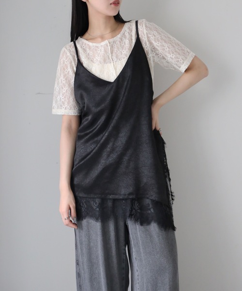 model：164cm. 着用サイズ：FREE