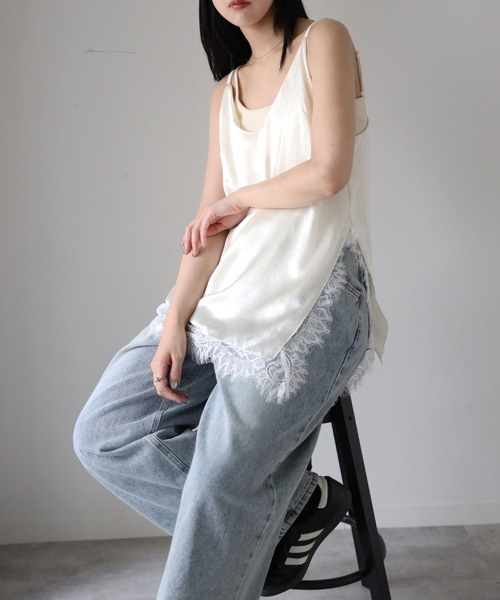 model：164cm. 着用サイズ：FREE