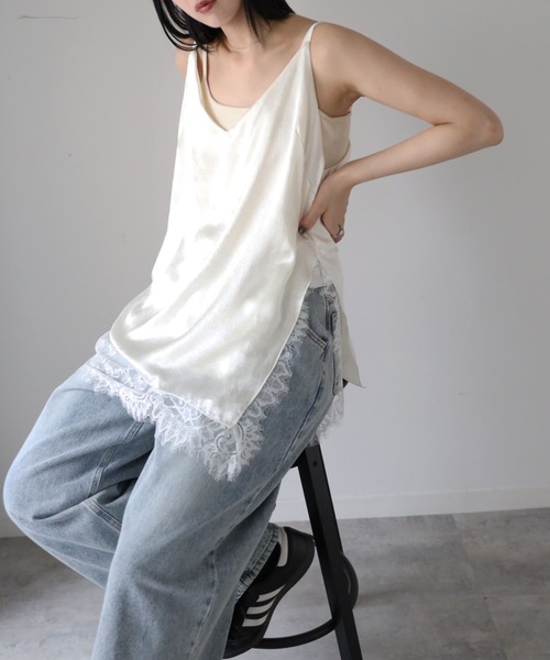 model：164cm. 着用サイズ：FREE