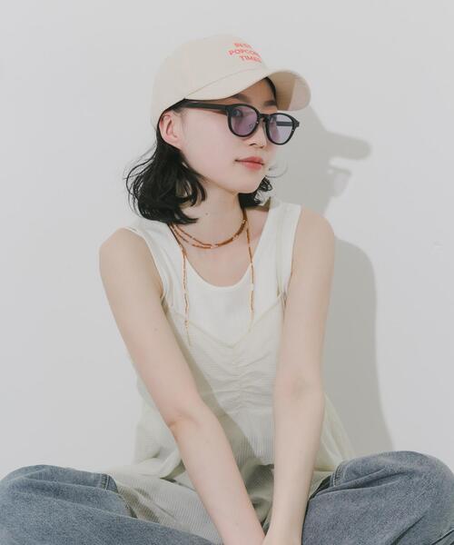 SMELLY(スメリー)の「ボスリントンサングラス(サングラス・レディース・イエロー系その他/パープル系その他/クリア/ブラック系その他・-)」の10枚目の写真