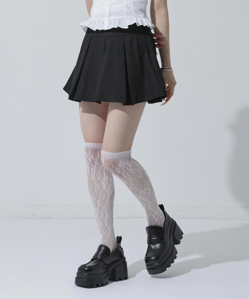 ANAP(アナップ)の「タックミニ スカート(スカート・レディース・ブラック/グレー/ベージュ・F)」の7枚目の写真