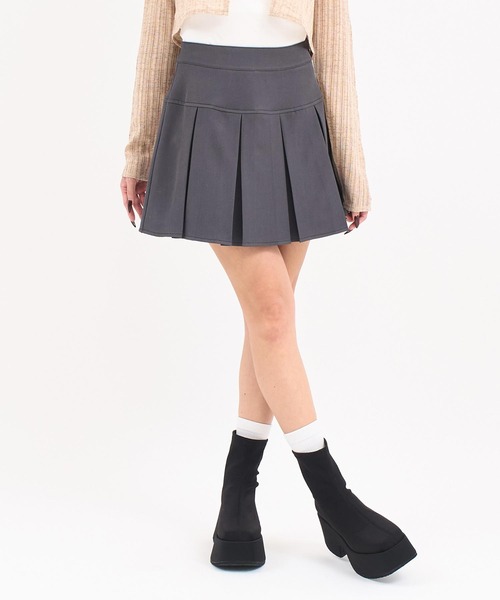 ANAP(アナップ)の「タックミニ スカート(スカート・レディース・ブラック/グレー/ベージュ・F)」の15枚目の写真