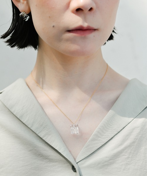 HARIO Lampwork Factory(ハリオランプワークファクトリー)の「ネックレス グレイシア(ネックレス・レディース・クリア・FREE)」の6枚目の写真