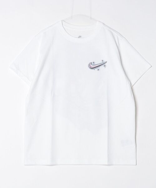 NIKE（ナイキ）の「ナイキ NIKE ナイキ   NSW CLSC BF ARBRSH BTTR T（Tシャツ/カットソー・レディース・ベビーピンク/ホワイト・S/M/L/XL）」の12枚目の写真