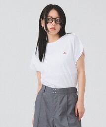 【WEB限定】DANTON / ドルマン スリーブ Tシャツ　　26SS 洗濯可 ロゴ 無地T ドルマン リラックス メンズライク ダントン