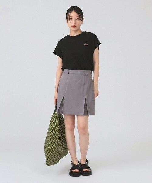 Ray BEAMS(レイビームス)の「【WEB限定】DANTON / ドルマン スリーブ Tシャツ 26SS 洗濯可 ロゴ 無地T ドルマン リラックス メンズライク ダントン(Tシャツ/カットソー・レディース・ブラック/ホワイト/ピンク/ベージュ・SMALL/MEDIUM)」の9枚目の写真