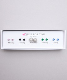 SZT:5daysピアス Monday to Friday 5個セットピアス BOX付