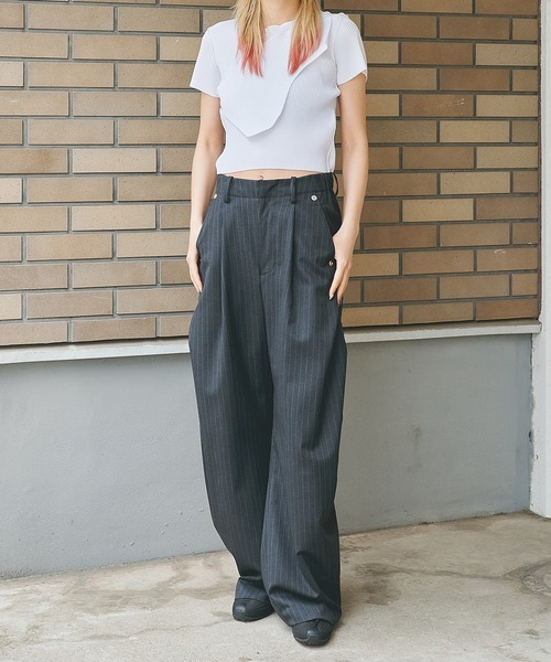 kotohayokozawa(コトハヨコザワ)の「TODO WAVE TINY TOP SHORT SLEEVE(Tシャツ/カットソー・レディース・ホワイト/ブラック・FREE)」の9枚目の写真