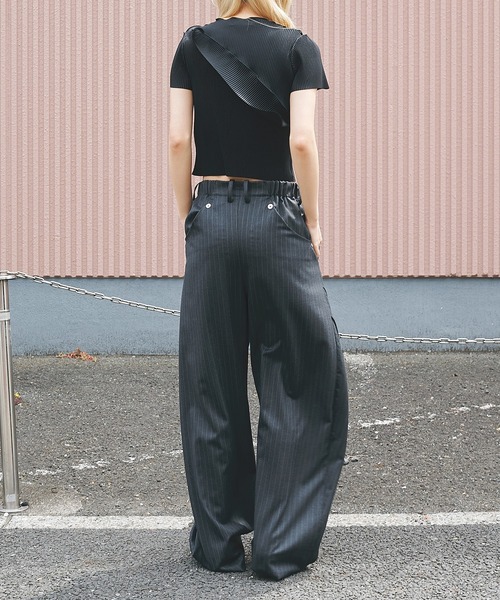 kotohayokozawa(コトハヨコザワ)の「TODO WAVE TINY TOP SHORT SLEEVE(Tシャツ/カットソー・レディース・ホワイト/ブラック・FREE)」の3枚目の写真