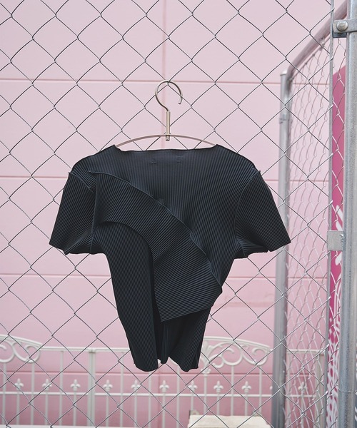 kotohayokozawa(コトハヨコザワ)の「TODO WAVE TINY TOP SHORT SLEEVE(Tシャツ/カットソー・レディース・ホワイト/ブラック・FREE)」の14枚目の写真