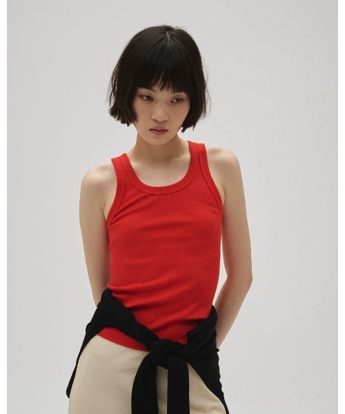 TODAYFUL(トゥデイフル)の「TODAYFUL Seamless Rib Tanktop(Tシャツ/カットソー・レディース・ライトパープル/ローズ/ライトグリーン・FREE)」の5枚目の写真