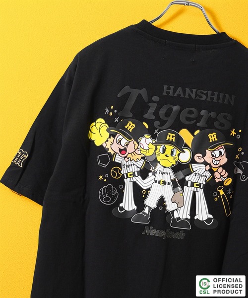 NEW JACK（ニュージャック）の「【セ・リーグ】NEW JACK プロ野球 オーバーサイズTシャツ / Professional Baseball Oversized T-Shirt（Tシャツ/カットソー・メンズ・ブラック系2/ホワイト系3/ブラック系4/ホワイト系5/ブラック系1/ブラック系3/ホワイト系4/ホワイト系1/ホワイト系2/ブラック系5・S/M/L/XL）」の6枚目の写真