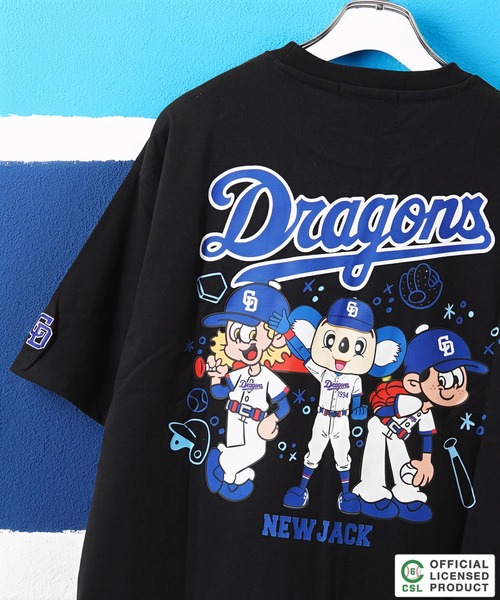 NEW JACK（ニュージャック）の「【セ・リーグ】NEW JACK プロ野球 オーバーサイズTシャツ / Professional Baseball Oversized T-Shirt（Tシャツ/カットソー・メンズ・ブラック系2/ホワイト系3/ブラック系4/ホワイト系5/ブラック系1/ブラック系3/ホワイト系4/ホワイト系1/ホワイト系2/ブラック系5・S/M/L/XL）」の7枚目の写真