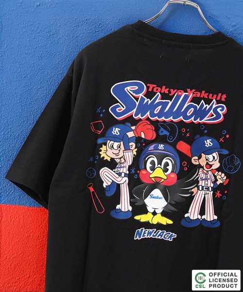 NEW JACK（ニュージャック）の「【セ・リーグ】NEW JACK プロ野球 オーバーサイズTシャツ / Professional Baseball Oversized T-Shirt（Tシャツ/カットソー・メンズ・ブラック系2/ホワイト系3/ブラック系4/ホワイト系5/ブラック系1/ブラック系3/ホワイト系4/ホワイト系1/ホワイト系2/ブラック系5・S/M/L/XL）」の8枚目の写真