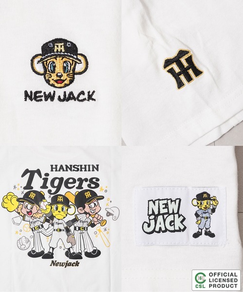 NEW JACK（ニュージャック）の「【セ・リーグ】NEW JACK プロ野球 オーバーサイズTシャツ / Professional Baseball Oversized T-Shirt（Tシャツ/カットソー・メンズ・ブラック系2/ホワイト系3/ブラック系4/ホワイト系5/ブラック系1/ブラック系3/ホワイト系4/ホワイト系1/ホワイト系2/ブラック系5・S/M/L/XL）」の22枚目の写真