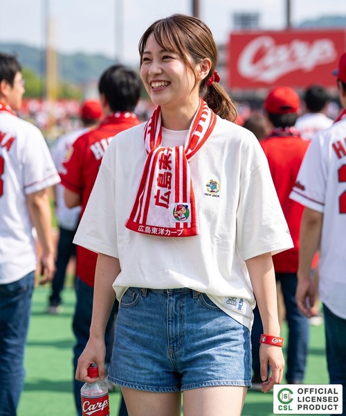 NEW JACK（ニュージャック）の「【セ・リーグ】NEW JACK プロ野球 オーバーサイズTシャツ / Professional Baseball Oversized T-Shirt（Tシャツ/カットソー・メンズ・ブラック系2/ホワイト系3/ブラック系4/ホワイト系5/ブラック系1/ブラック系3/ホワイト系4/ホワイト系1/ホワイト系2/ブラック系5・S/M/L/XL）」の12枚目の写真
