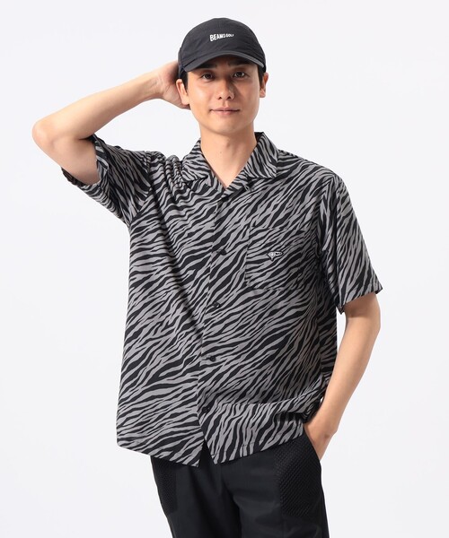 ORANGE LABEL / Zebrano full‑open shirt