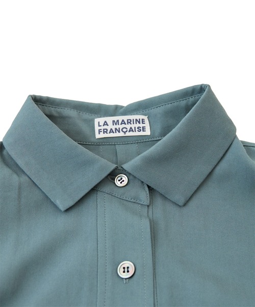 LA MARINE FRANCAISE(マリン フランセーズ)の「スモールカラーワンピース(ワンピース・レディース・グレイッシュブルー/ブラック・FREE)」の11枚目の写真