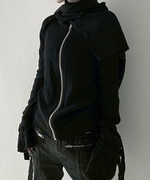 YIKAI LABORATORY（イカイラボラトリー）の「【YIKAI LABORATORY】reversible compresse long sleeve / 【イカイラボラトリー】リバーシブルジップアップガーゼ長袖Tシャツ＜着用動画あり＞（Tシャツ/カットソー）」