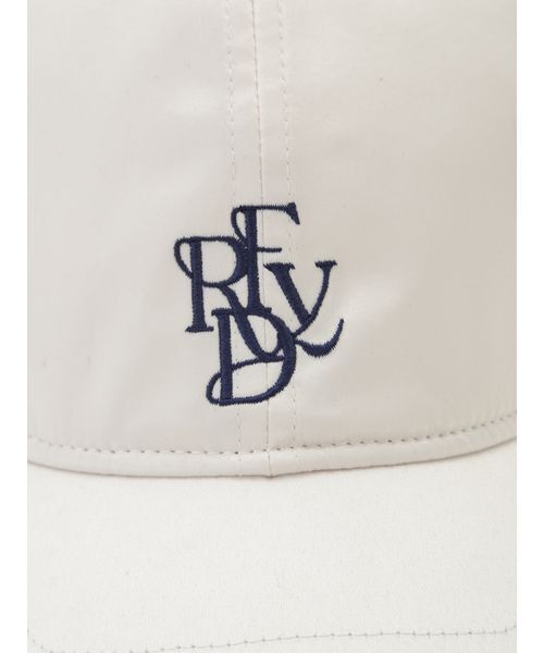 FRAY I.D(フレイアイディー)の「シュシュロゴキャップ(キャップ・レディース・アイボリー/ブラック/ブラウン・F)」の9枚目の写真
