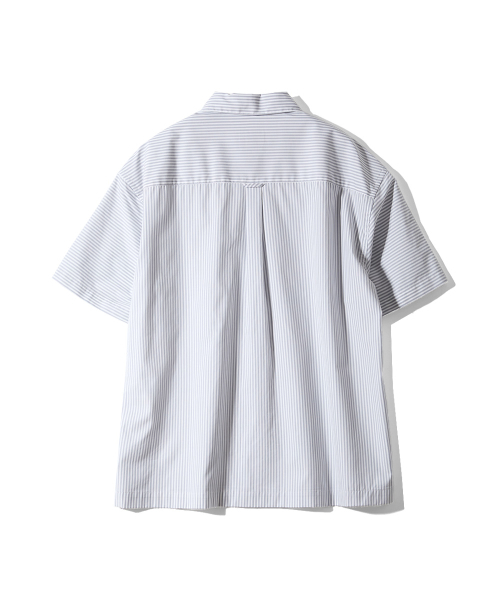 HORLISUN(ホーリーサン)の「Joshua Reverse Stripe Shirt Gray(シャツ/ブラウス・メンズ・その他・LARGE/MEDIUM)」の2枚目の写真