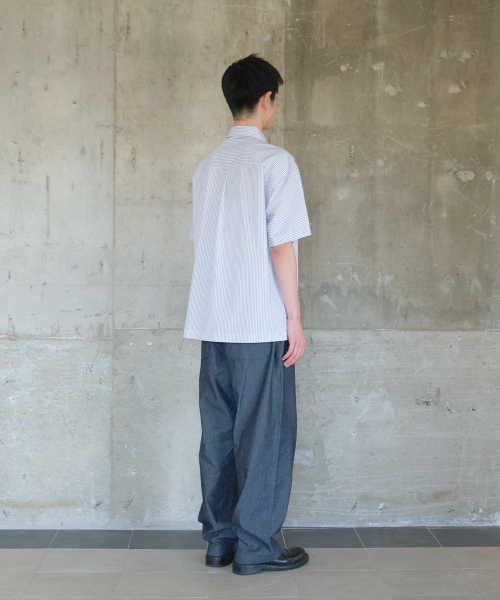 HORLISUN(ホーリーサン)の「Joshua Reverse Stripe Shirt Gray(シャツ/ブラウス・メンズ・その他・LARGE/MEDIUM)」の7枚目の写真