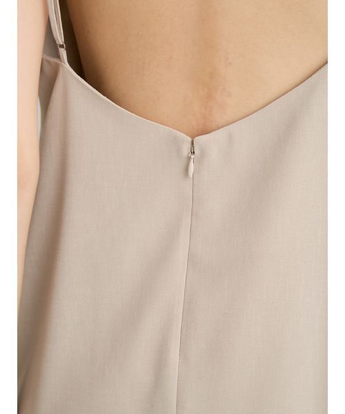 MIESROHE（ミースロエ）の「【LUMISHADE】フロントタックキャミワンピース（ワンピース・レディース・ライトベージュ/ブラウン・1/0）」の19枚目の写真