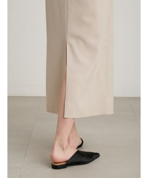 MIESROHE（ミースロエ）の「【LUMISHADE】フロントタックキャミワンピース（ワンピース・レディース・ライトベージュ/ブラウン・1/0）」の20枚目の写真