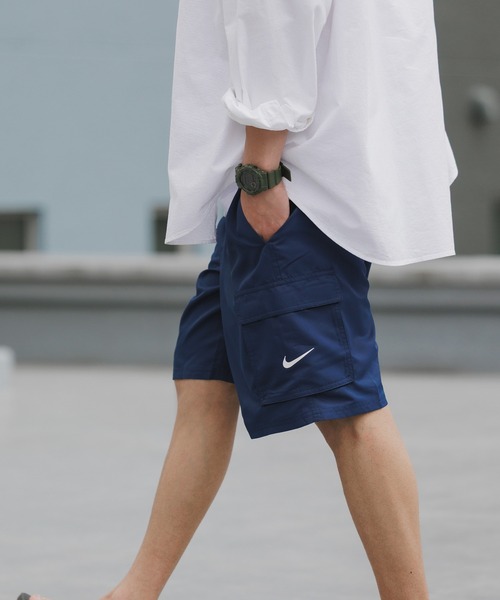 NIKE(ナイキ)の「NIKE/ナイキ ボヤージュエッセンシャル9 ボレーショーツ 2026年春夏(カーゴパンツ・メンズ・ベージュ/ネイビー/ブラック/グレー・M/L/XL)」の4枚目の写真